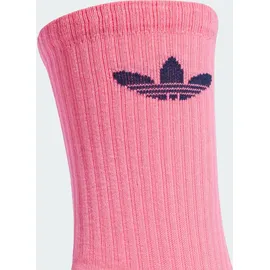 adidas Trefoil Cushion Crew Socken 6er Pack Ash Blue/Night Indigo/Lucid Red 37-39