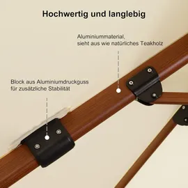 luxuskollektion Ampelschirm 330 x 330 cm Cream