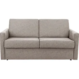 PLACES OF STYLE Schlafsofa Goldpoint 162 cm, Dauerschläfer, Liegefläche 120/200cm,«, 2-Sitzer mit Bettfunktion, Bonell-Federkernmatratze braun