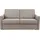 PLACES OF STYLE Schlafsofa Goldpoint 162 cm, Dauerschläfer, Liegefläche 120/200cm,«, 2-Sitzer mit Bettfunktion, Bonell-Federkernmatratze braun