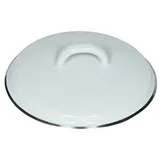 RIESS 0096-006, Deckel mit Chromrand 14 cm, Türkis