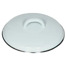 RIESS 0096-006, Deckel mit Chromrand 14 cm, Türkis