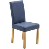 Carryhome Stuhl, Blau, Buche, Textil, Buche, massiv, eckig, 44x92x57 cm, Beinauswahl, Stoffauswahl, mit Griff, Esszimmer, Stühle, Esszimmerstühle, Vierfußstühle