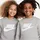 Nike FD2992-063 K NSW Club Fleece Sweatshirt Unisex DK Grey Heather/White XS