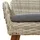 vidaXL Essgruppe Hellgrau Poly Rattan