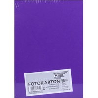 Folia Fotokarton violett 300 g/m2 50 St.