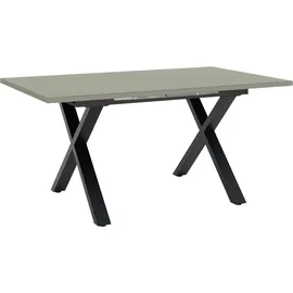 Mäusbacher Ausziehtisch 210 x 75 x 0 cm grün/schwarz
