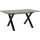 Mäusbacher Ausziehtisch 210 x 75 x 0 cm grün/schwarz