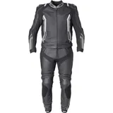 Gms GR-1 Lederkombi 2tlg. - Schwarz/Grau/Weiß - 98