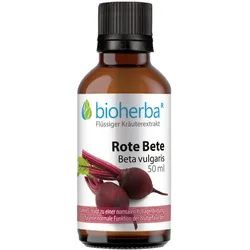 Bioherba Rote Bete Beta vulgaris Tropfen Tinktur Extrakt 50 ml