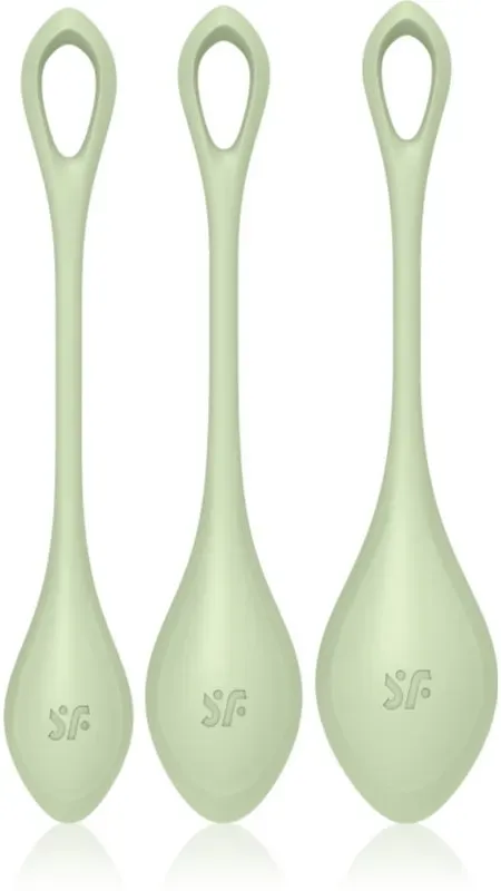 Satisfyer YONI POWER 2 TRAINING Vaginalkegel Green 3 St.