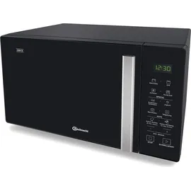Bauknecht Mikrowelle mit Grill Funktion 25 l Garraum 900 W MW 253 SM2 - Schwarz