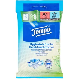 Tempo fresh to go Protect, antibakteriell, alkoholfrei, 10 Tücher