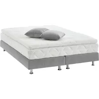 Westfalia Schlafkomfort Boxbett "Nagoya", grau, B:140cm L:202cm, WESTFALIA SCHLAFKOMFORT,