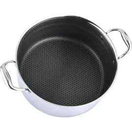 Cheffinger Edelstahl Wabenstruktur Kochtopf Ø28 cm rund