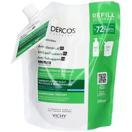 Vichy Dercos Anti-Schuppen Shampoo fettige Kopfhaut Nachfüllpack 390 ml
