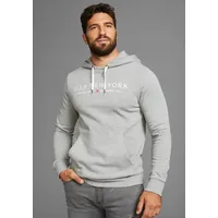 H.I.S. Kapuzensweatshirt H.I.S, Herren, Gr. 4XL, grau (dunkelgrau, melange),