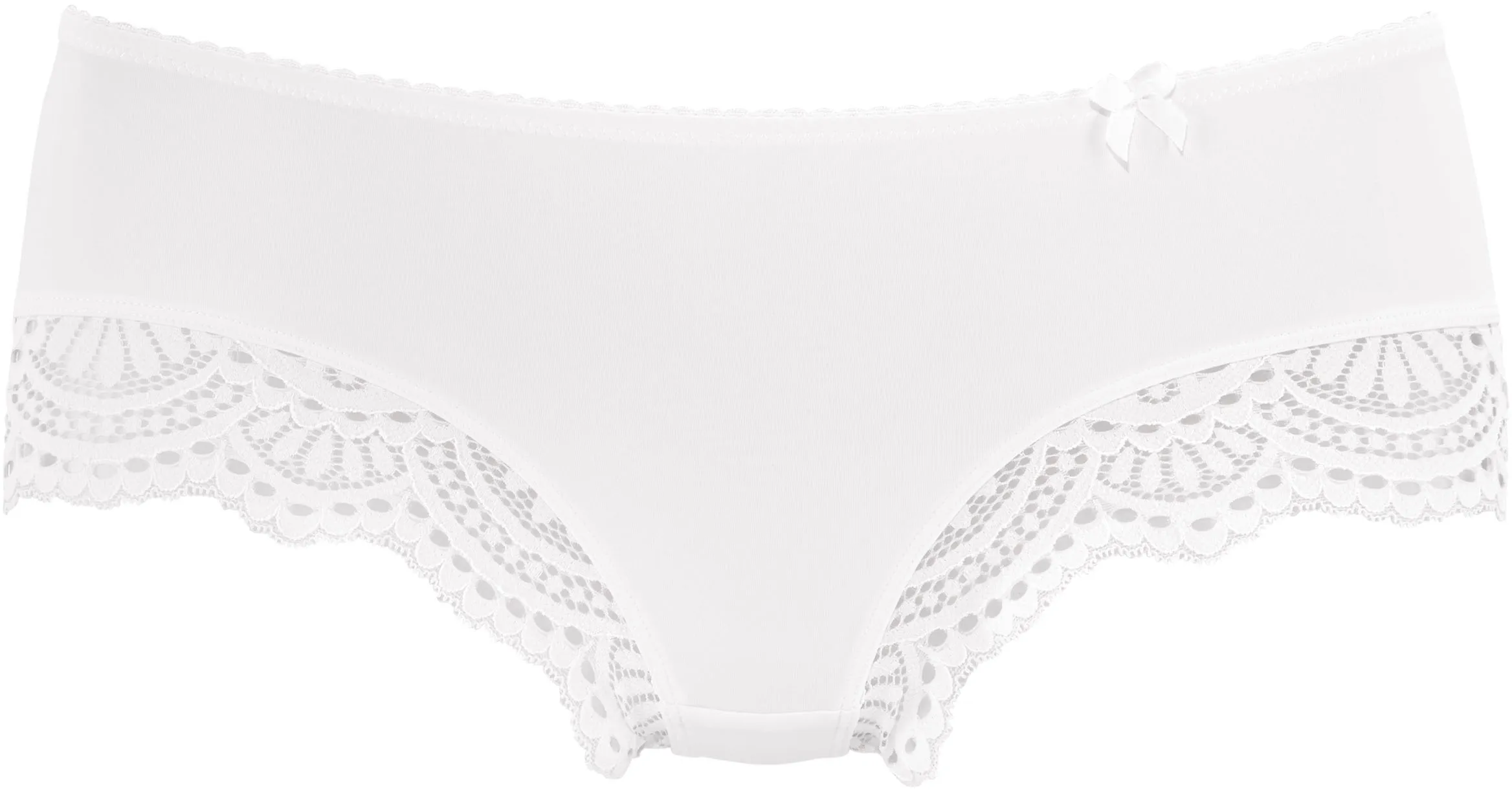 LASCANA Panty »Aurora«, mit edlem Spitzeneinsatz an den Beinausschnitten LASCANA creme 44/46