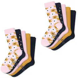 Schiesser Mädchen Freizeitsocken Muster Mix 10er Pack