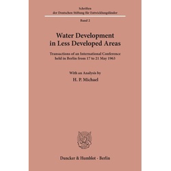 Water Development In Less Developed Areas.  Kartoniert (TB)