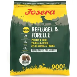 JOSERA Geflügel Forelle 900 g