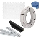 thermova Trockenestrichsystem 25 mm WLG 035 Alu-Verbundrohr 10 m2 Set