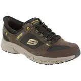 SKECHERS Herren Oak Canyon Consistent Winner Wanderschuh, Braun Schwarz, 45 EU