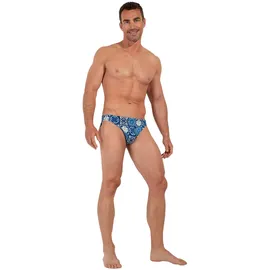HOM Badeslip Swim Micro Briefs Blau/Weiß L