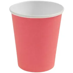 Pappbecher Neon Pink,