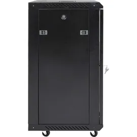 vidaXL 15HE Netzwerkschrank mit Schwenkfüßen 19" IP20 60x45x86 cm