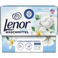 Lenor Sensitivwaschmittel Pods Baumwollblüte & Tiaré-Blume 15 WL - 15.0 WL