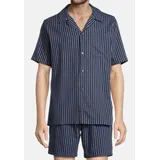 Seidensticker Pyjama Classic Twill Blau 60