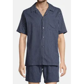 Seidensticker Pyjama Classic Twill Blau 60