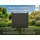 prestige home WPC Sichtschutzzaun Caracas 180 x 900 cm Anthrazit 5 Zaunelemente + 6 Pfosten