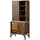 MASSIVMOEBEL24.DE Buffet 80 x 45 x 180 cm Braun Geölt/Weiß