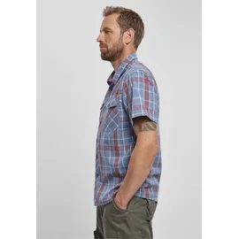 Brandit Textil Roadstar Kurzarmhemd Red / Blue L