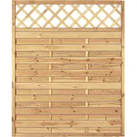 Tetzner & Jentzsch Sichtschutzzaun 150 x 180 cm Grün Holz