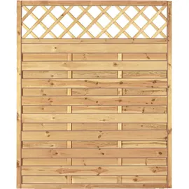 Tetzner & Jentzsch Sichtschutzzaun 150 x 180 cm Grün Holz