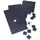 Franken Magnetplättchen 20 x 20 mm Schwarz 50 St.
