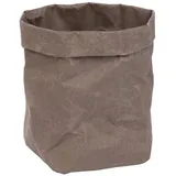 Onvaya Aufbewahrungskorb Krempelbox grau 37 x 22 x 20 cm
