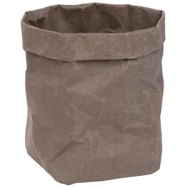 Onvaya Aufbewahrungskorb Krempelbox grau 37 x 22 x 20 cm