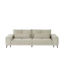 Möbel Kraft Couch Stoff 3-Sitzer Grau