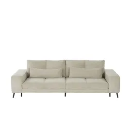 Möbel Kraft Couch Stoff 3-Sitzer Grau