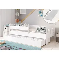 Kids Collective Kinderbett 80x160 cm mit Matratze, Schublade, Rausfallschutz