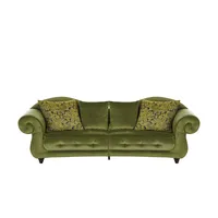 Design Big Sofa  Nobody , grün , Maße (cm): B: 288 H: 98 T: 110