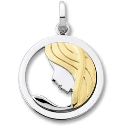 Sternzeichen-Anhänger ONE ELEMENT "Jungfrau Sternzeichen Anhänger aus 925 Silber", silber, Schmuckanhänger, Damen, Jungfrau, Silber 925 (Sterlingsilber), Damen Silber Schmuck Jungfrau