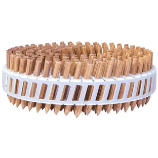 LignoLoc® Holznägel 3,7x50mm glatt ungeharzt Holznagel im Plastikband (3.060 Stü...