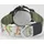 Jacques Farel Hayfield KSB 989 Analog Quarz Stoffband Grün Schwarz