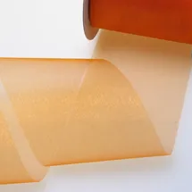 Deko AS GmbH Kristallorganza orange - 70 mm breit - Rolle 25 Meter - 40070 20-R 70