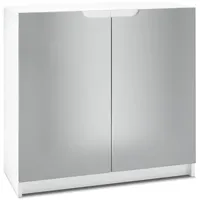 Vladon Kommode, Greige, 82x78x37 cm, Wohnzimmer, Kommoden & Sideboards,
